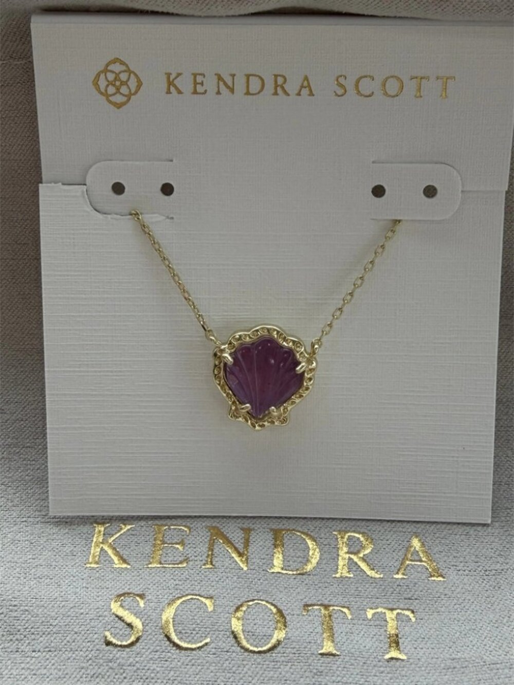 Kendra Scott Shell Pendant Necklace